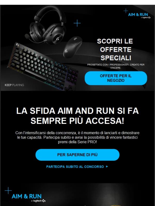 La sfida AIM AND RUN si fa sempre più accesa