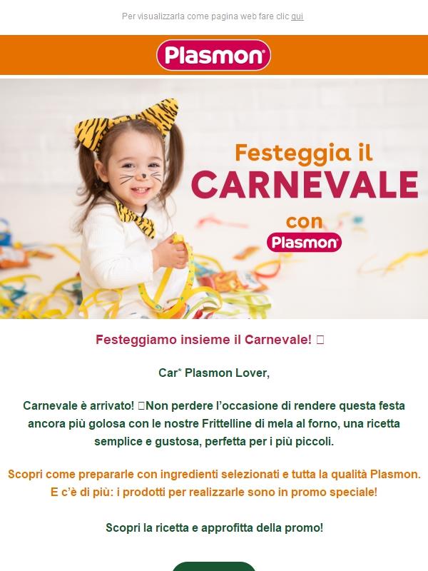 Prepara le Frittelline di Carnevale con Plasmon! ✨