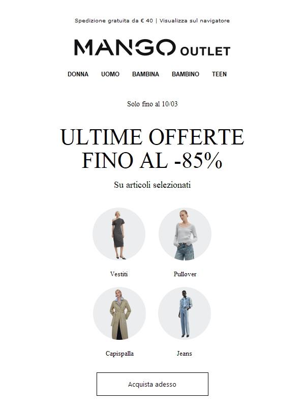 Fino al -85% sui tuoi look preferiti!