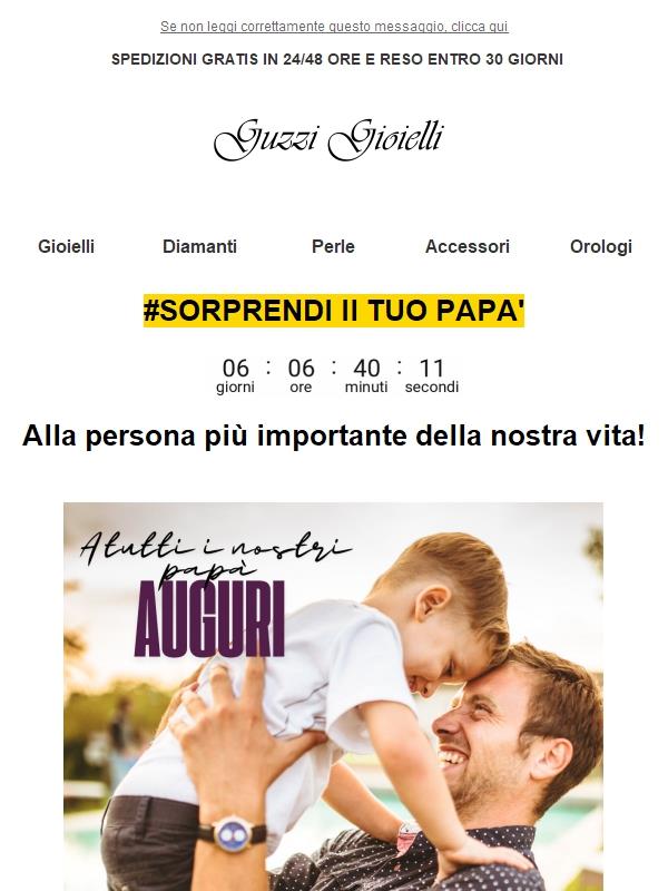 Solo per te: Sorprese per la festa del Papà
