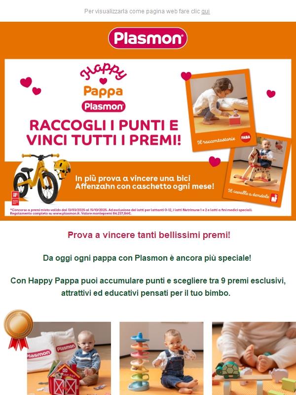 È arrivata Happy Pappa: la nuova raccolta punti Plasmon ✨