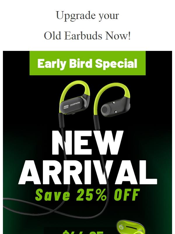 New Arrival! Enjoy 25% OFF for first 3 Days!