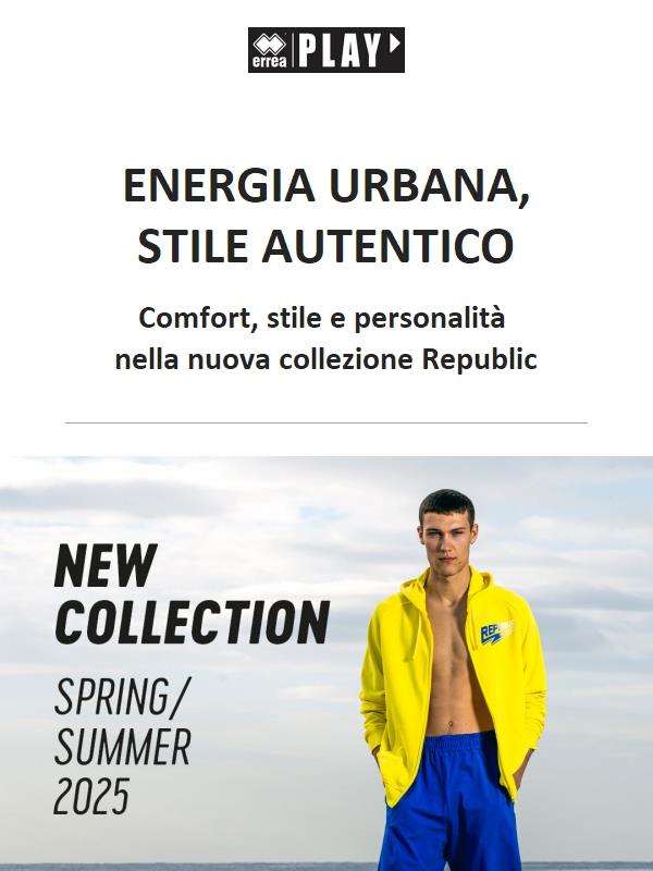 Nuova collezione Republic SS25