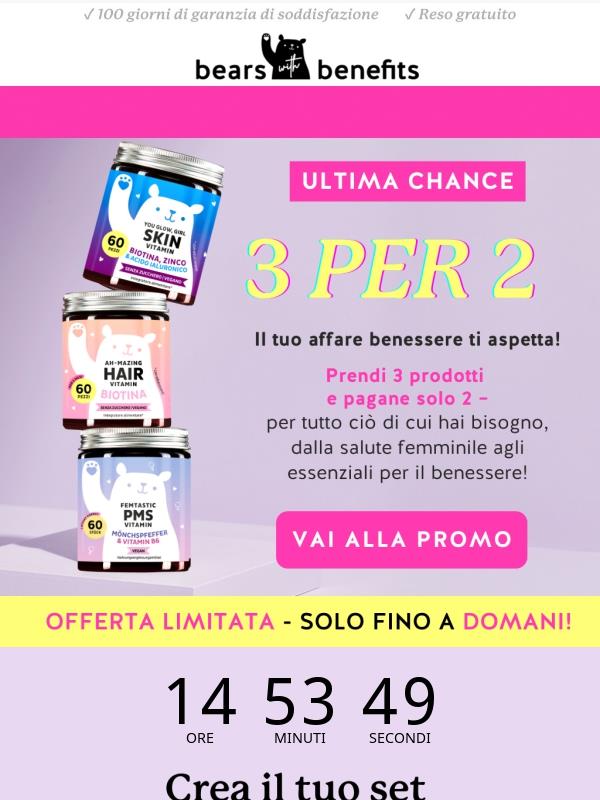 Ultima chance: 3 PER 2 + REGALO🚨