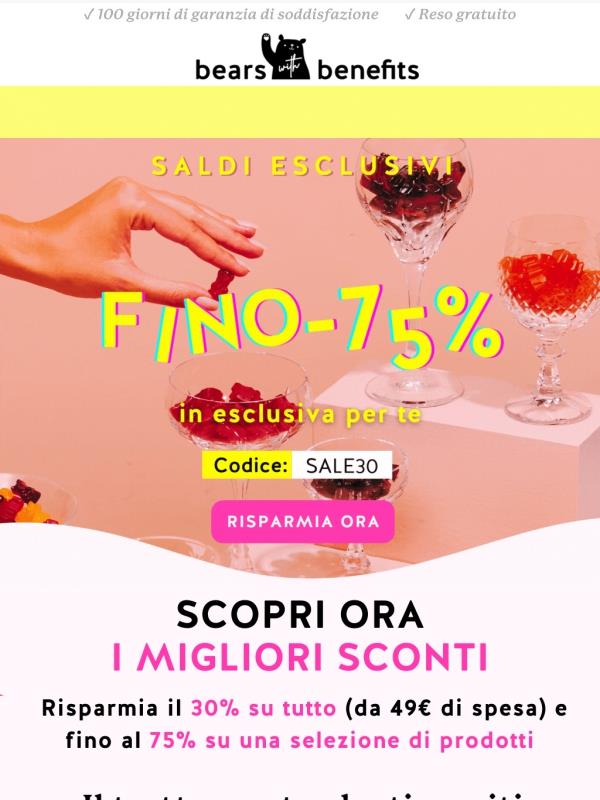Fino al -75% su prodotti selezionati 🔥