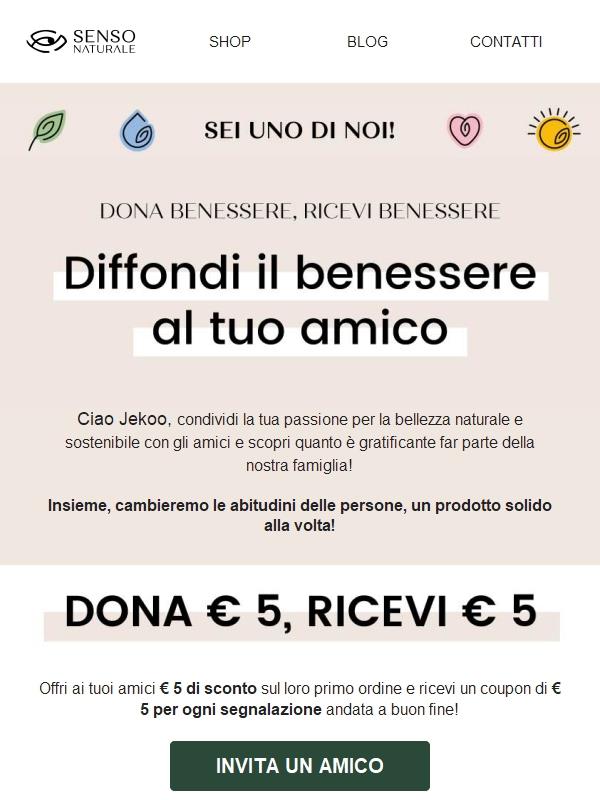 Dona benessere, ricevi benessere 💚