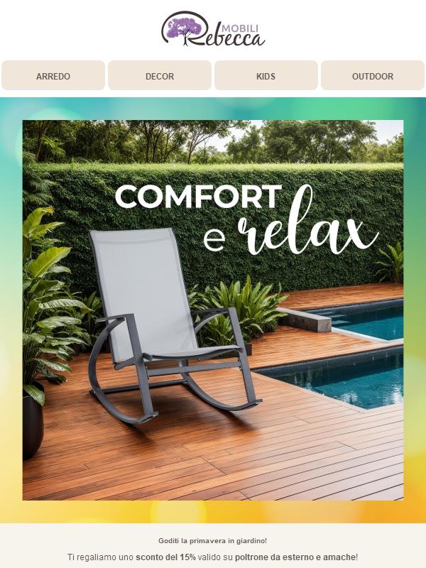 Per il tuo relax in giardino 🏡