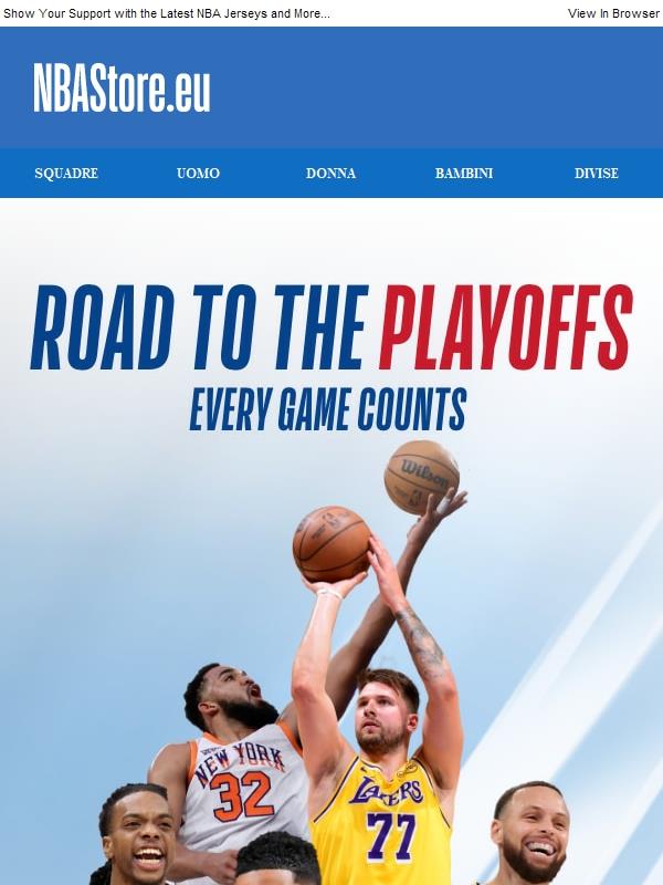 Rep Your Team on the Road to the Playoffs!