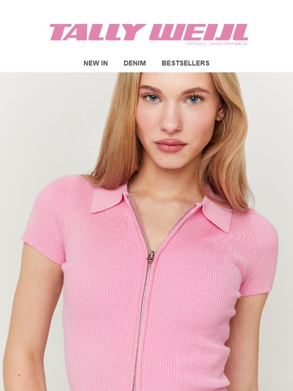 Top in maglia per la primavera.