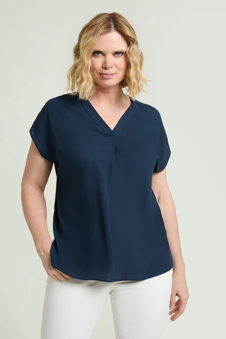 BLUSA IN DOPPIA GEORGETTE