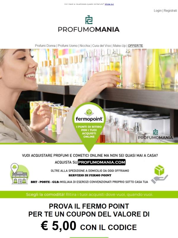 🏪Profumi e Cosmetici da Oggi In Fermo Point | Coupon 5€🛒