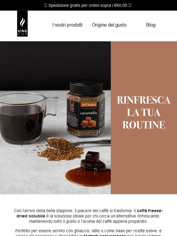Rinfresca le tue giornate con il caffè freddo