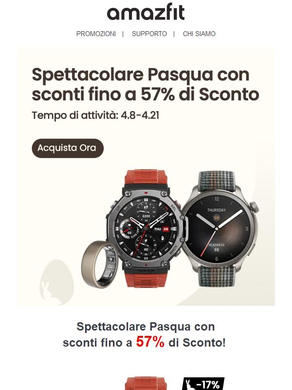 Spettacolare Pasqua con sconti fino a 57% di Sconto🤩