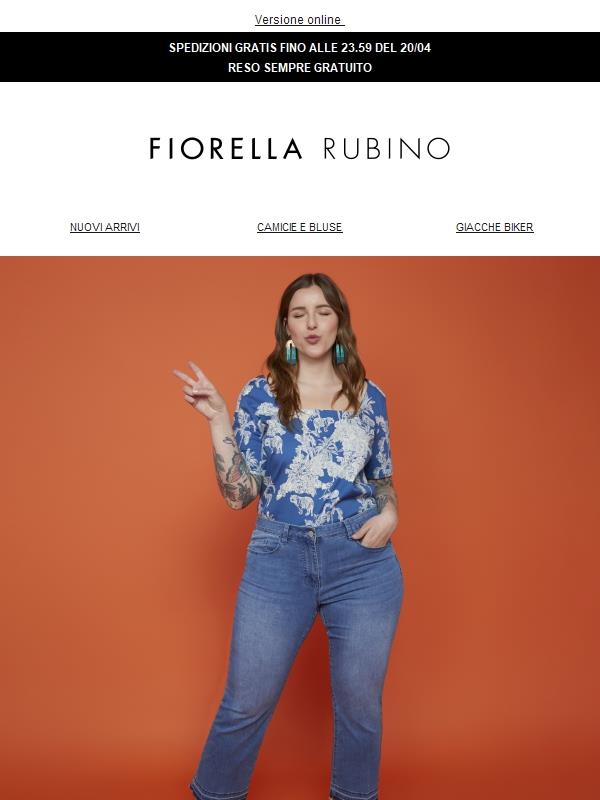 Jeans Fiorella Rubino Maglie 2019 Fiorella Rubino Camicioni Jeans