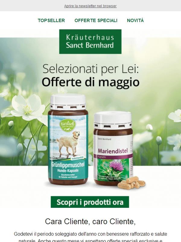Offerte di maggio