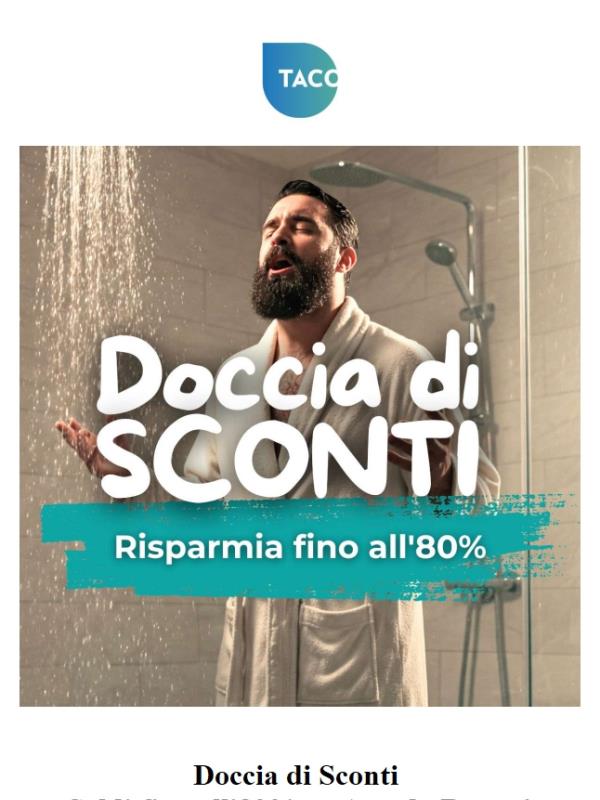Doccia di Sconti – Saldi fino all'80% su Arredo Bagno!