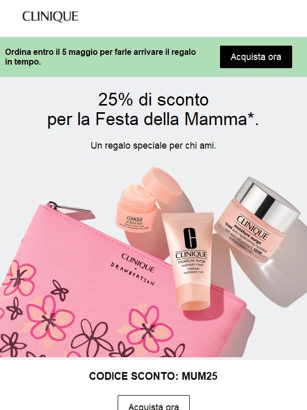Festa della Mamma: 25% DI SCONTO*. 💖​