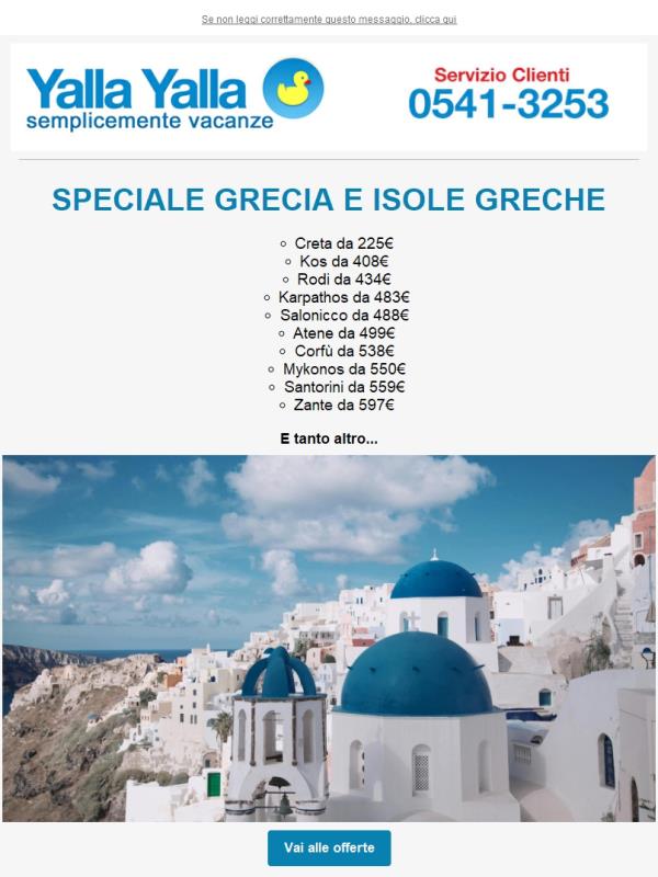 Speciale Grecia e Isole Greche da 225€ ✈️