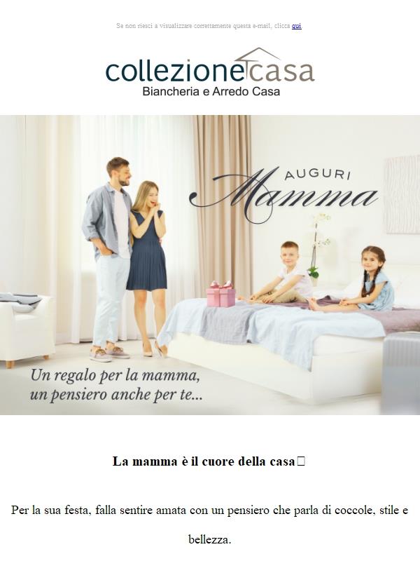 🌸Festa della Mamma: 10€ di sconto su biancheria e arredo casa