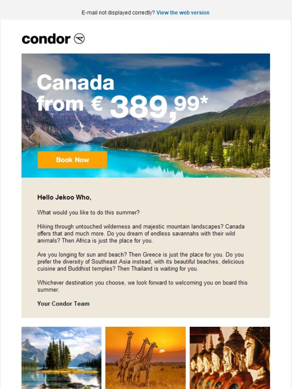 Beach, safari or city magic –