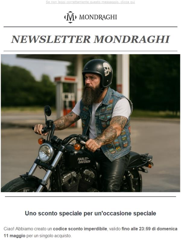 Uno sconto speciale...