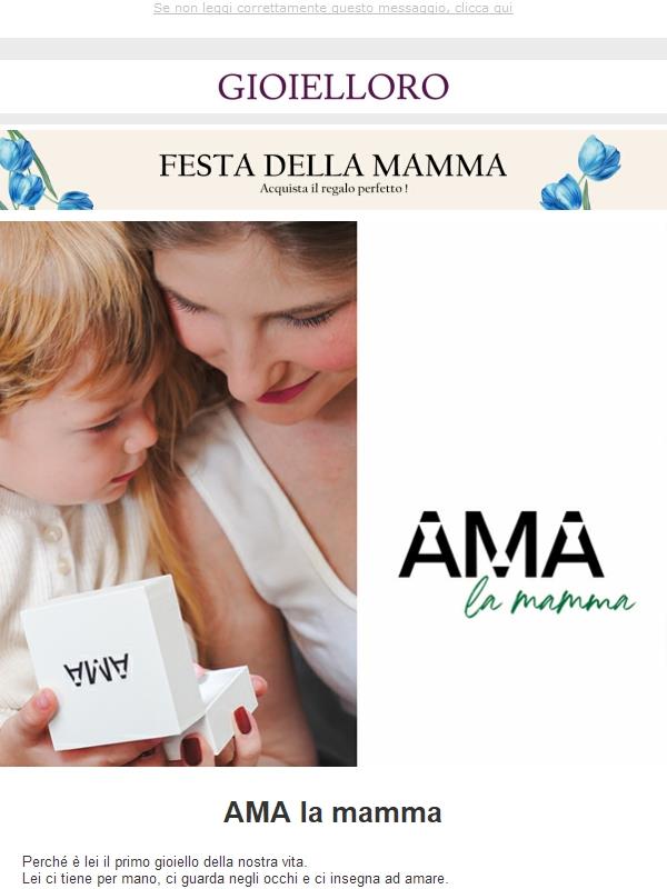 AMA la mamma💝regala un Gioiello AMA💎