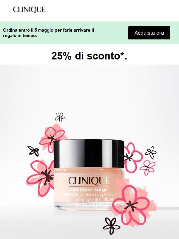 💖25% di sconto* per la Festa della Mamma!​