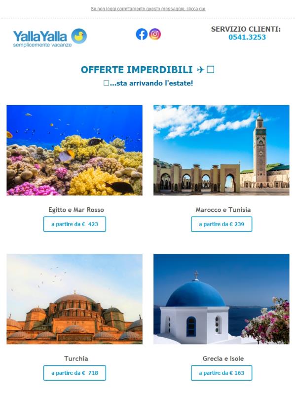 Offerte imperdibili da 163€ ✈️☀️