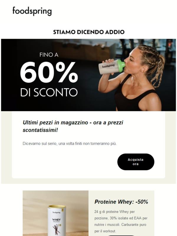 Ultimi pezzi in magazzino - ora a prezzi scontatissimi!