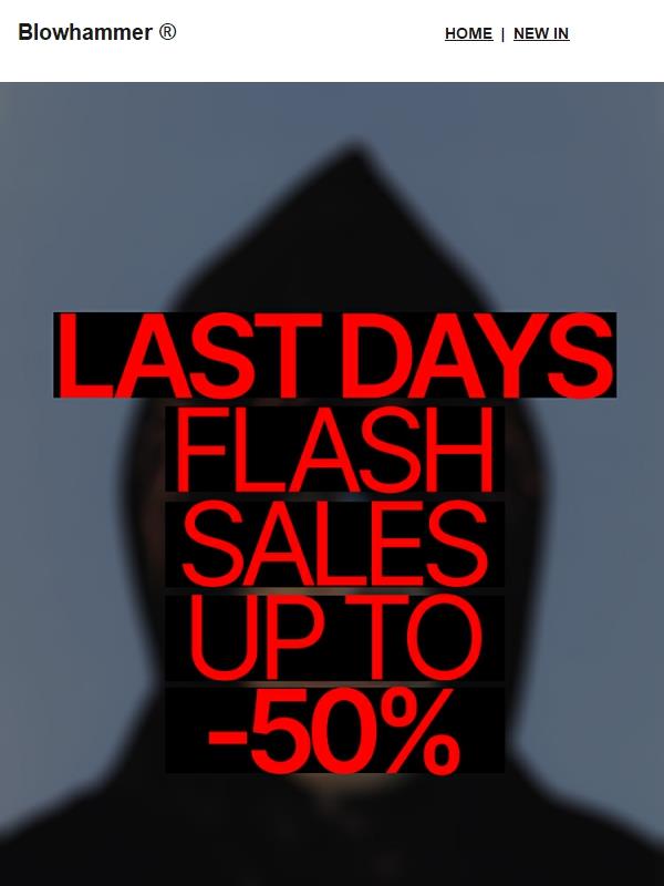 Ogni ora conta. Nuovi sconti 🔥