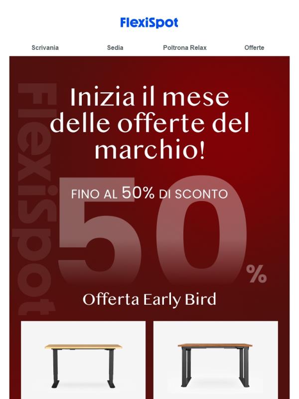 È iniziato il Brand Month – Fino al 50% di sconto!🥳