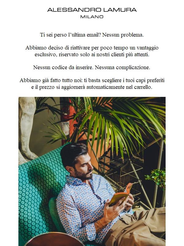 🎯 Solo per te: fino al -30% di sconto automatico al carrello