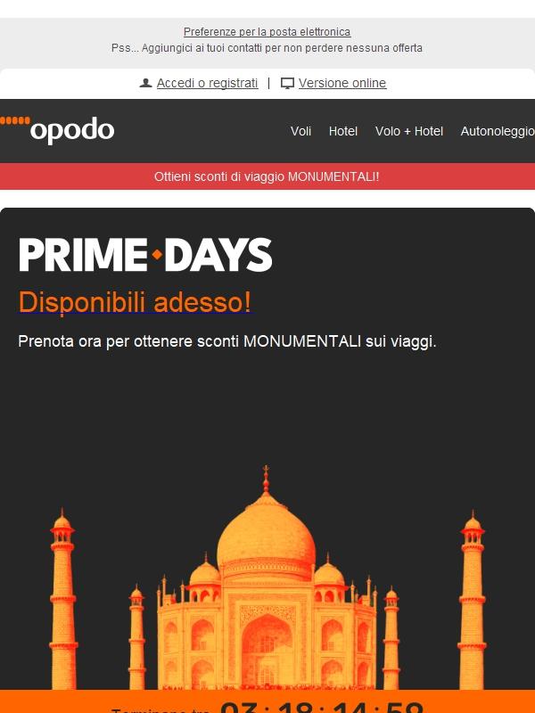 💥 I Prime Days sono arrivati: le tue offerte ti aspettano