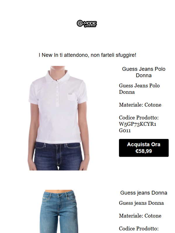 Scopri i New In di questa settimana!