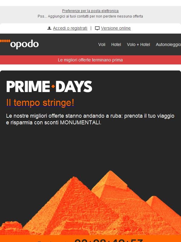 ⏰ Stai ancora cercando la migliore offerta Prime Days