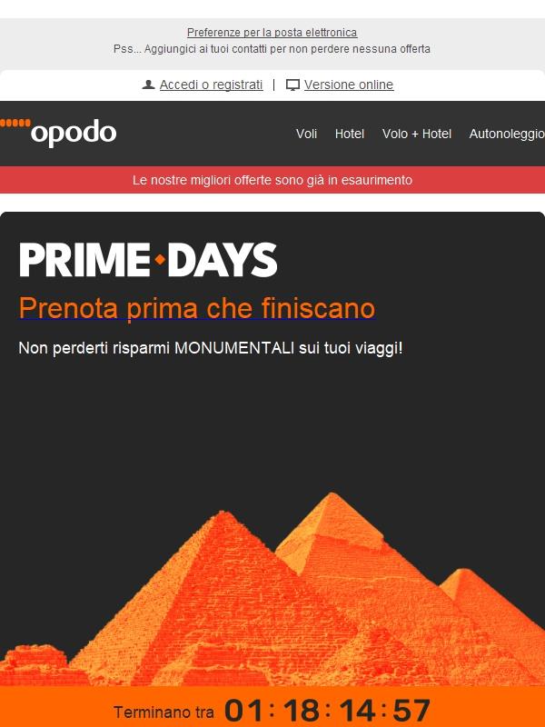 🚨 Prime Days: non lasciarti sfuggire le offerte