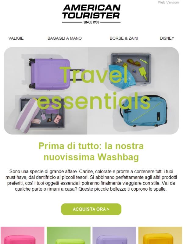 I tuoi essenziali di viaggio sono appena saliti di livello!