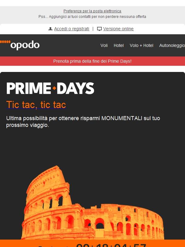 ⚠️ La tua offerta Prime Days terminerà presto