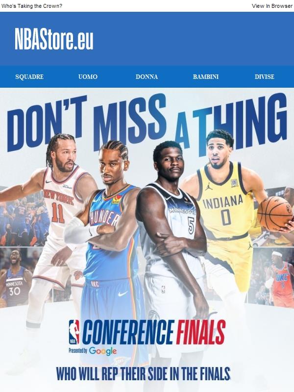 It’s Go Time: Shop Conference Finals Gear!