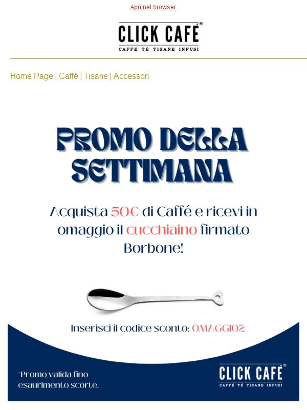La promo della settimana ha un gusto in più! ☕️