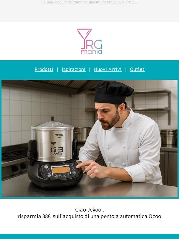 Stai pensando di acquistare una pentola automatica Ocoo? Risparmia 38€ 💰