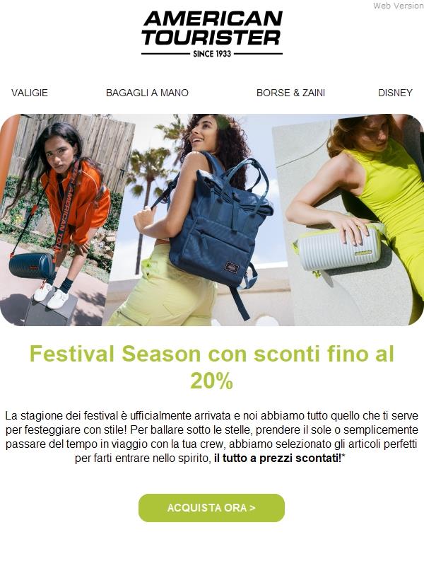 🎉 Festival Season è arrivata: che gli sconti abbiano inizio! 🌟