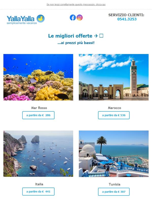 Le offerte migliori dell'estate!✈️