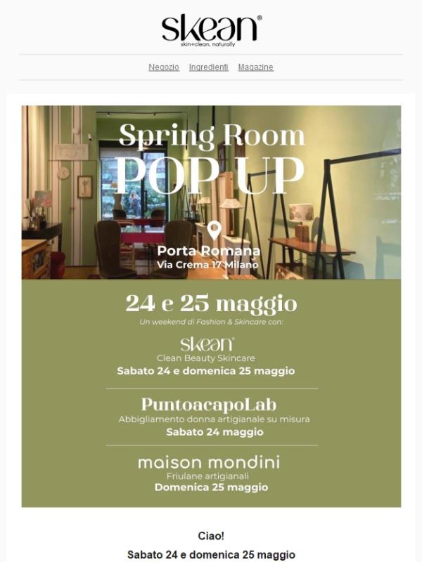 Skean Beauty a Milano questo weekend