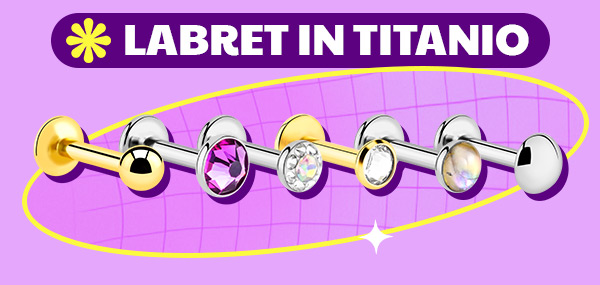 TITANIUM-LABRETS