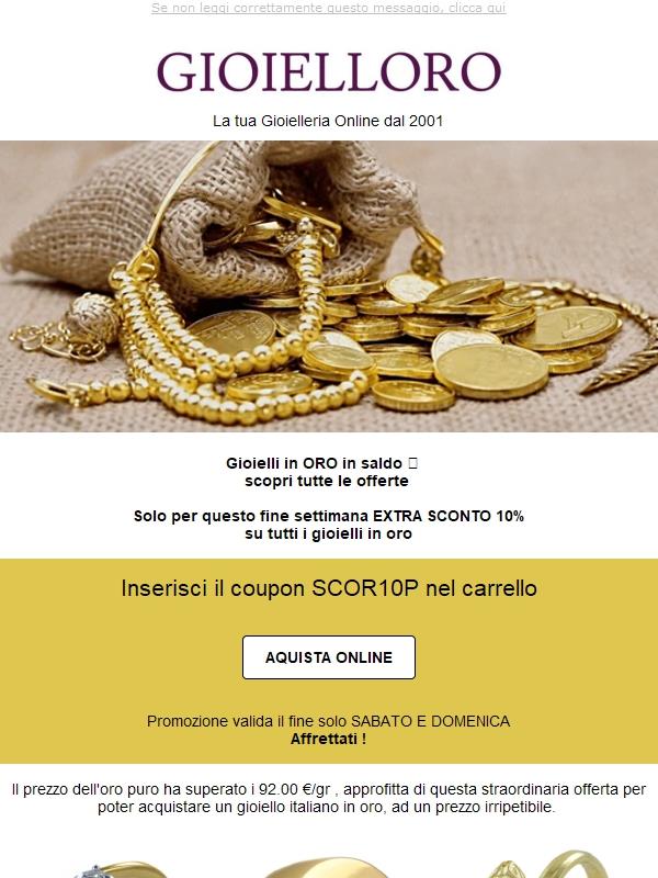 Anteprima GOLDEN WEEKEND 🎗️Scopri gli sconti in anteprima