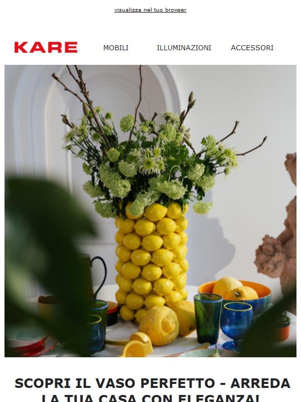 Scopri i nostri vasi e trova il tuo preferito!