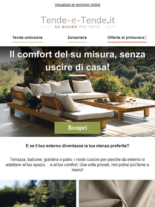 Su misura e sconto: cosa aspetti?