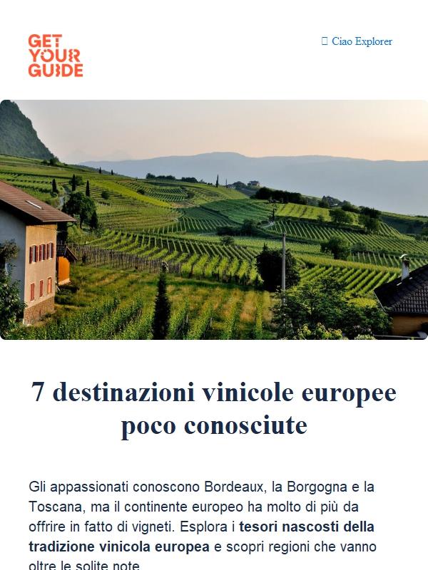 7 mete vinicole in Europa per veri appassionati 🍷