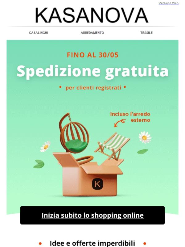 Ordini in consegna GRATIS fino a venerdì 🚚​